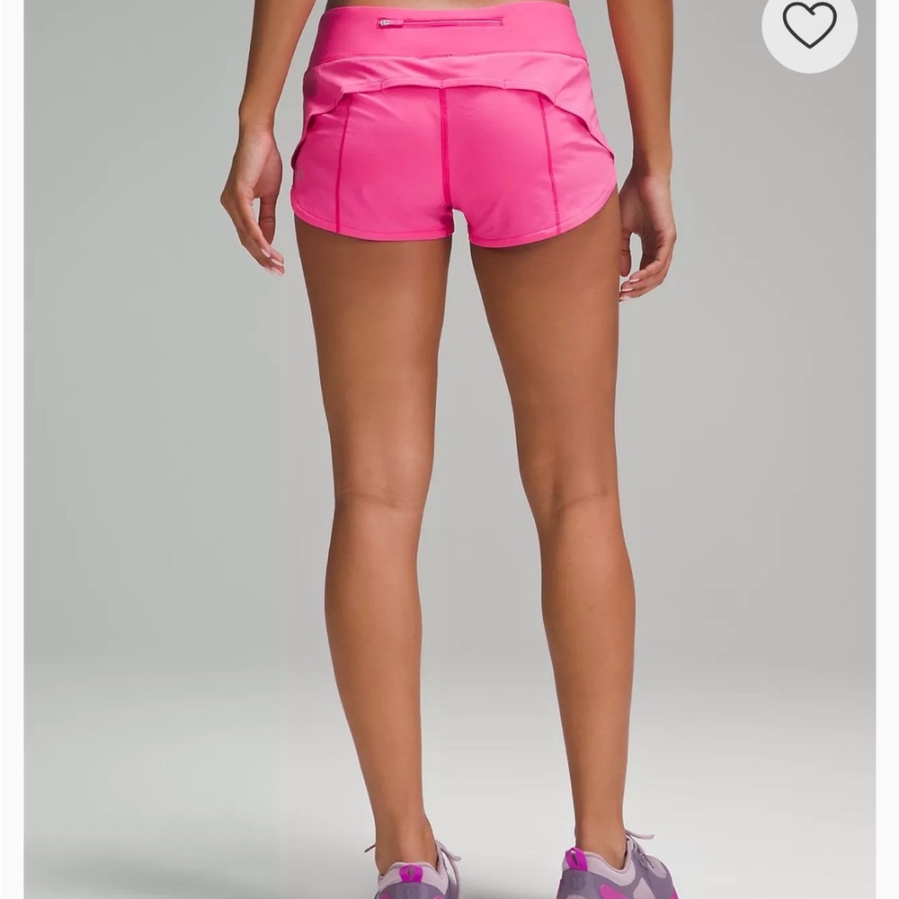 lululemon Speed Up Low-Rise Lined Short 2.5" Sonic Pink 10 - Picture 2 of 11